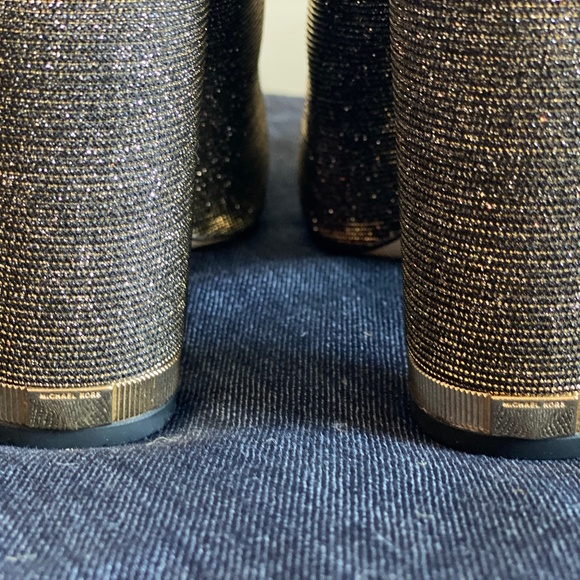 Micheal Kors Mandy Glitter Ankle Boots - Picture 5 of 5